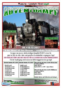 thumbnail of Adventdampf Plakat 2017