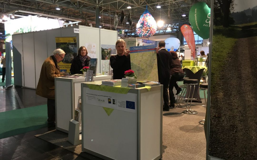 Der Thayarunde-Radweg präsentierte sich auf der Ferienmesse 2020 in Wien