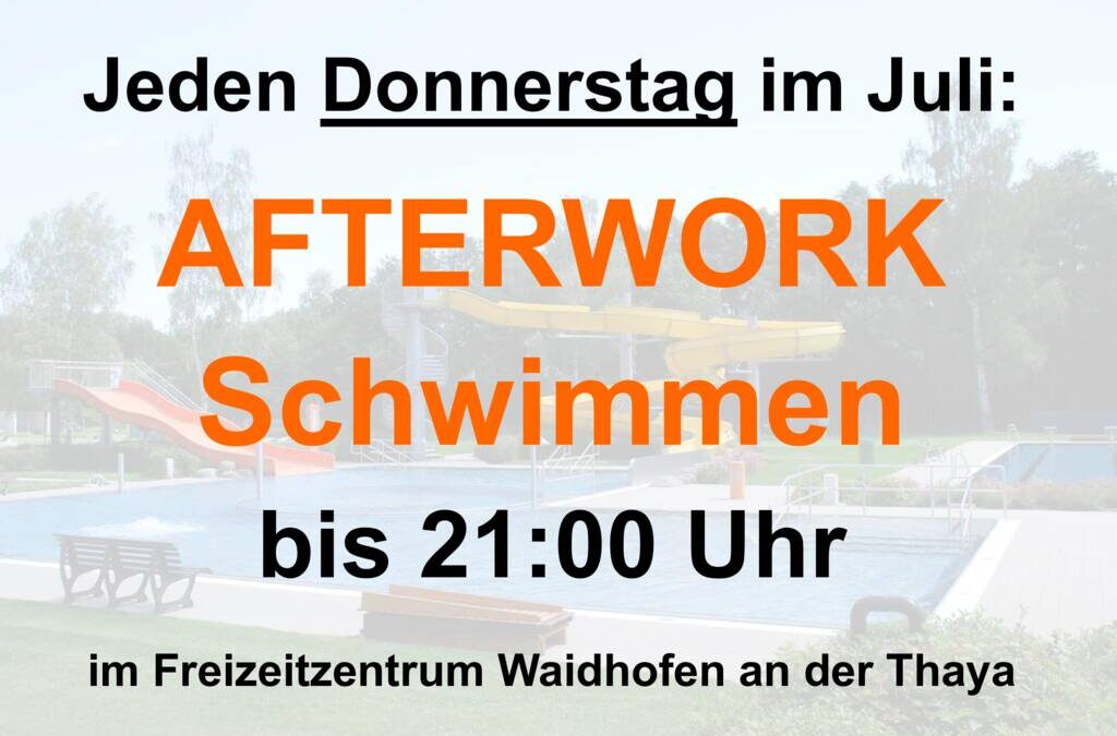 thumbnail of Afterwork Schwimmen